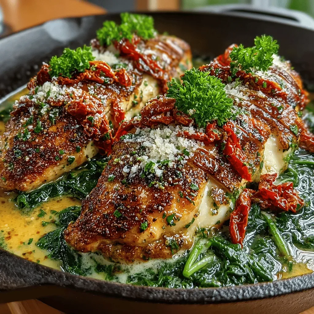 Creamy Garlic Parmesan Chicken Skillet