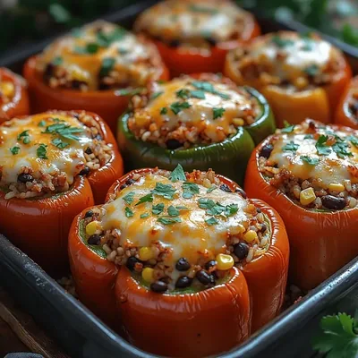 Deliciously Easy Tex-Mex Stuffed Peppers Recipe