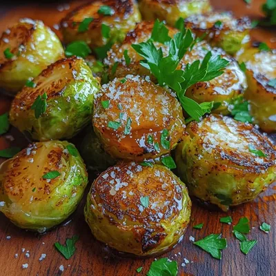 Crispy Honey Mustard Brussels Sprouts Recipe