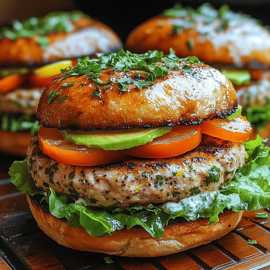 Zesty Lemon Herb Turkey Burgers: A Flavorful Twist on a Classic Favorite