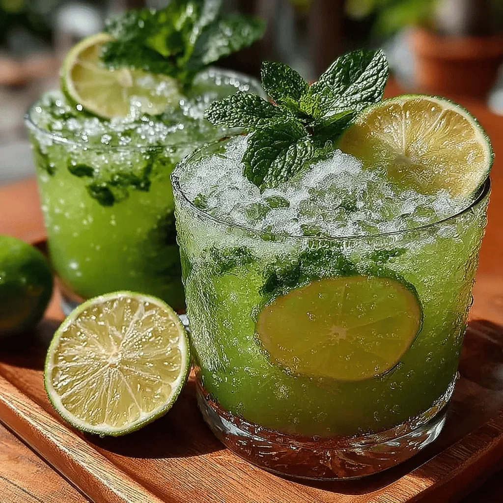 Minty Limeade Bliss Slushie: The Ultimate Refreshing Treat