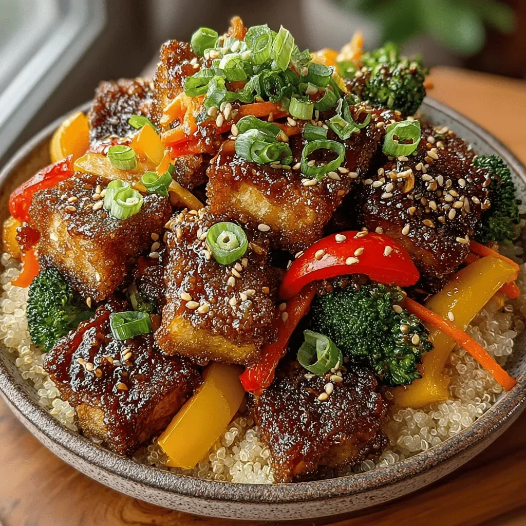 Sizzling Teriyaki Tofu & Broccoli Delight