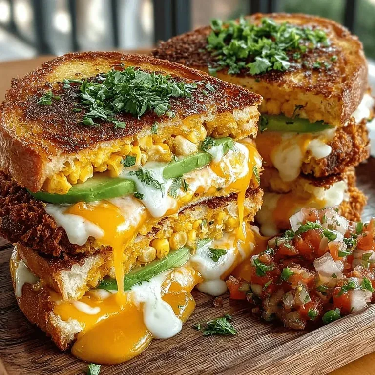 Sweet Corn Fritter Sandwich Melts: The Perfect Snack or Meal