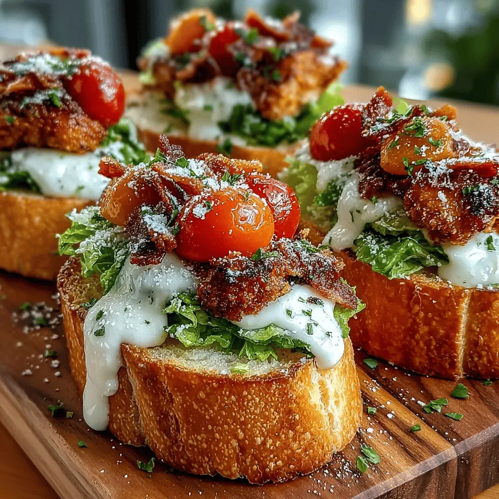 Crunchy Caesar Chicken Melts: Assembling, Cooking, and Serving Tips