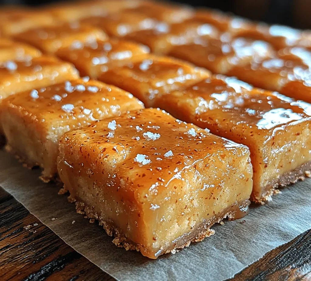 Sweet & Salty Caramel Bliss Bars: A Delicious Dessert Journey