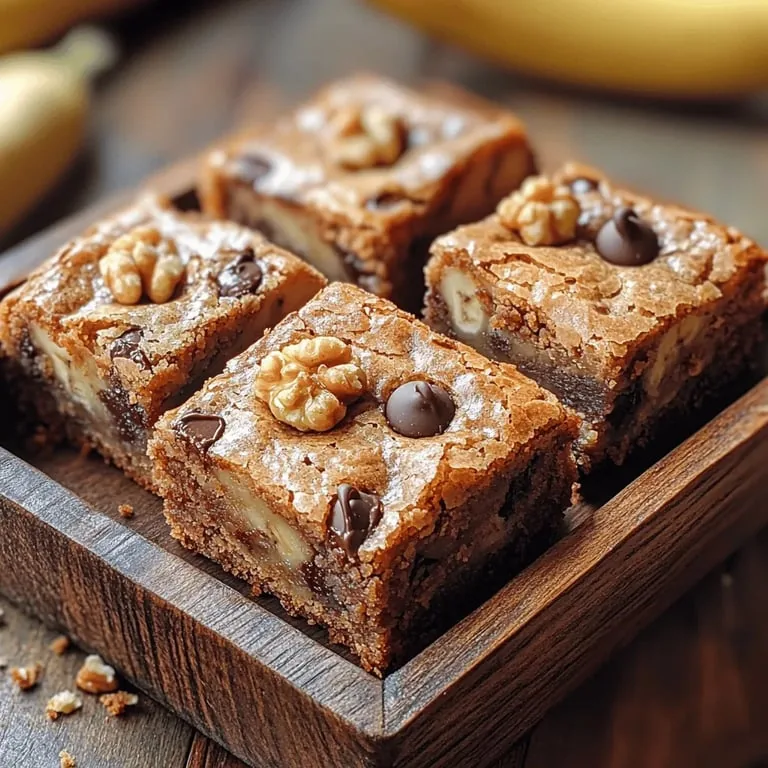 Heavenly Banana Bread Blondies: A Deliciously Simple Recipe