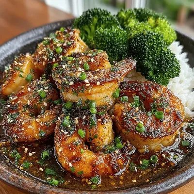 Speedy Honey Garlic Shrimp with Broccoli