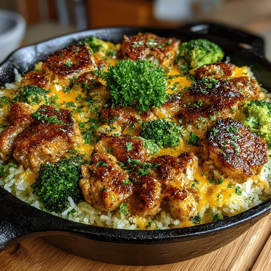 One-Pan Cheesy Broccoli and Chicken Rice Bake: A Simple Comfort Food Delight