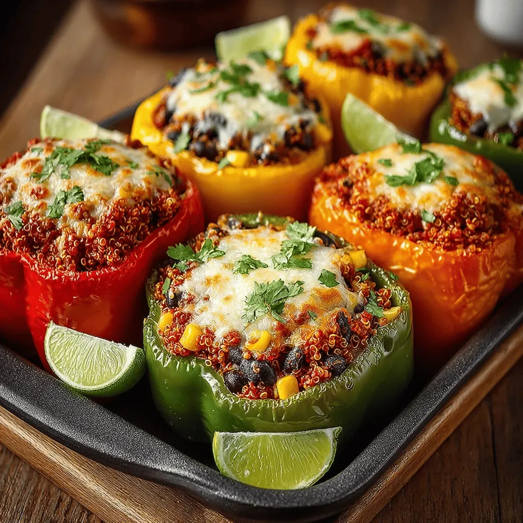 Colorful Stuffed Fruit Bell Peppers: A Wholesome Meal for Every Occasion