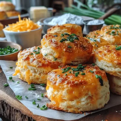 Golden Cheddar & Chive Biscuits Recipe: A Delightful Addition to Your Table