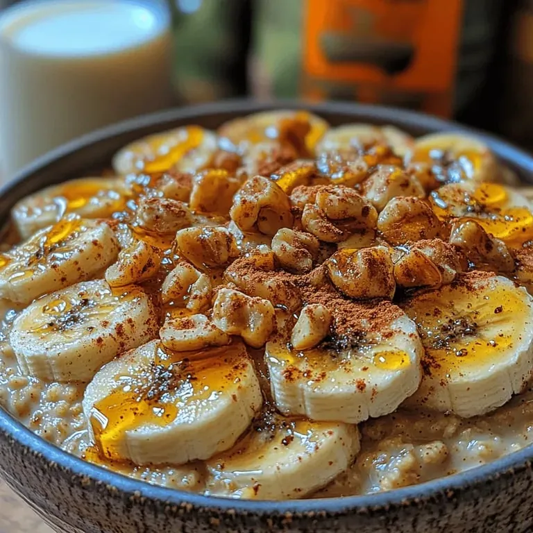 Sweet Cinnamon Banana Oats: A Wholesome Breakfast Delight
