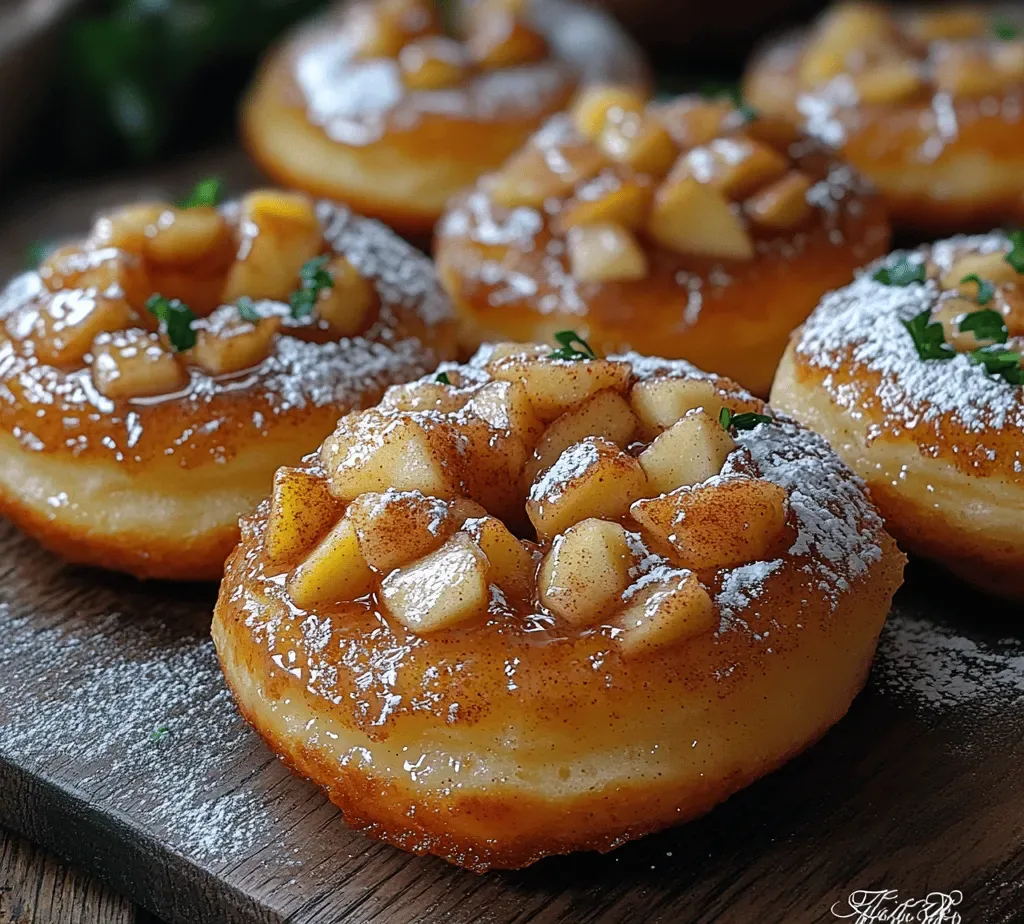 Cinnamon Apple Bliss Fritter Donuts Recipe