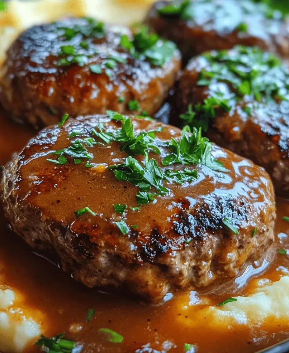 Savory Salisbury Steak with Rich Brown Gravy: A Comfort Food Classic