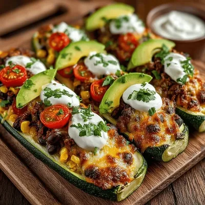 Zesty Zucchini Nacho Boats: An Irresistible Healthy Snack