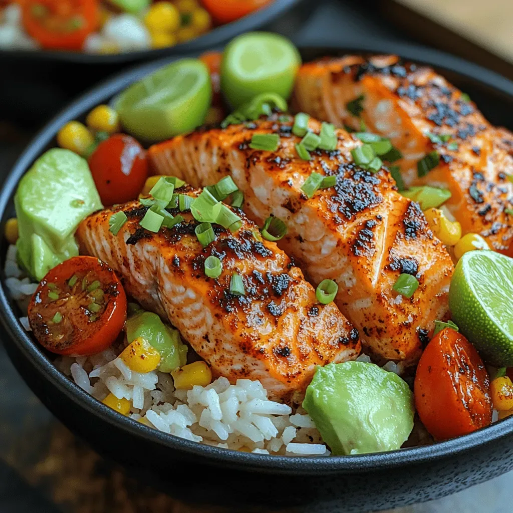 Zesty Cajun Salmon Rice Bowls: A Flavorful Journey