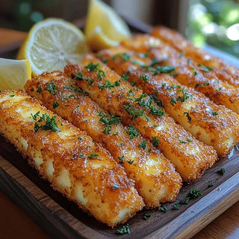 Crispy Breaded Halloumi Fingers: A Flavorful Delight