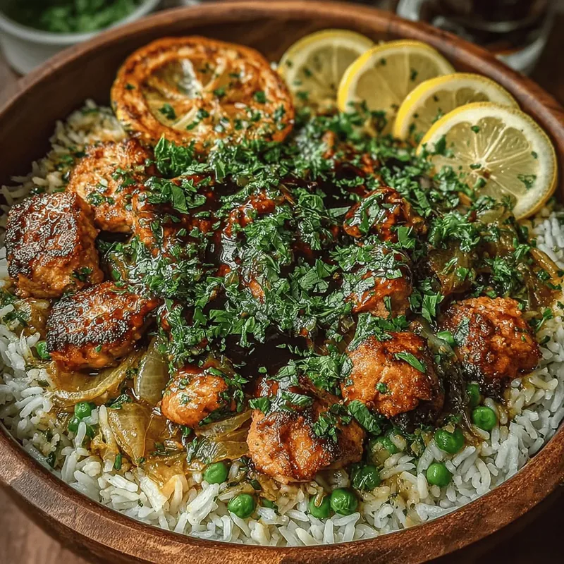 Savory Chicken & Rice Bowls with Peas: A Comforting Meal