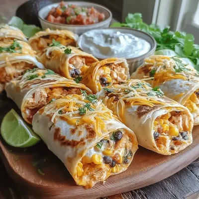 Spicy Southwest Chicken Wraps Recipe