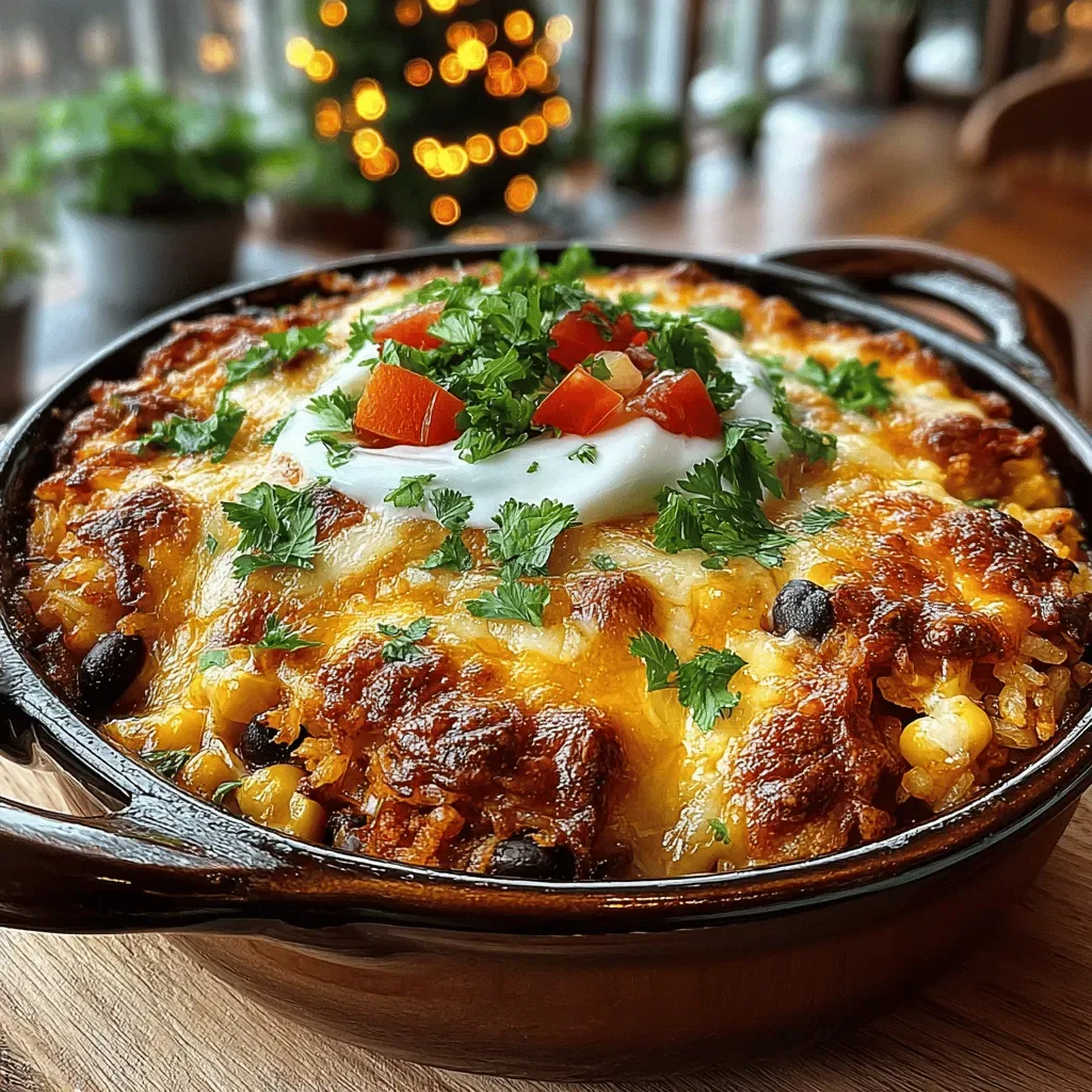 Zesty Baked Chicken & Rice Casserole: A Flavorful Delight