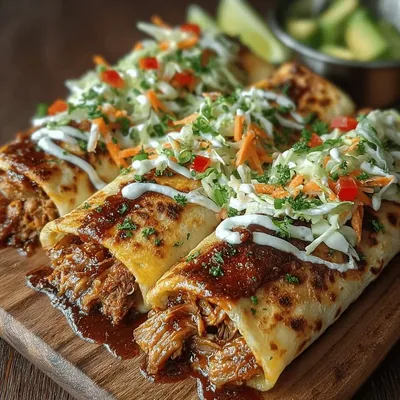 Quick BBQ Chicken Wraps with Crunchy Slaw