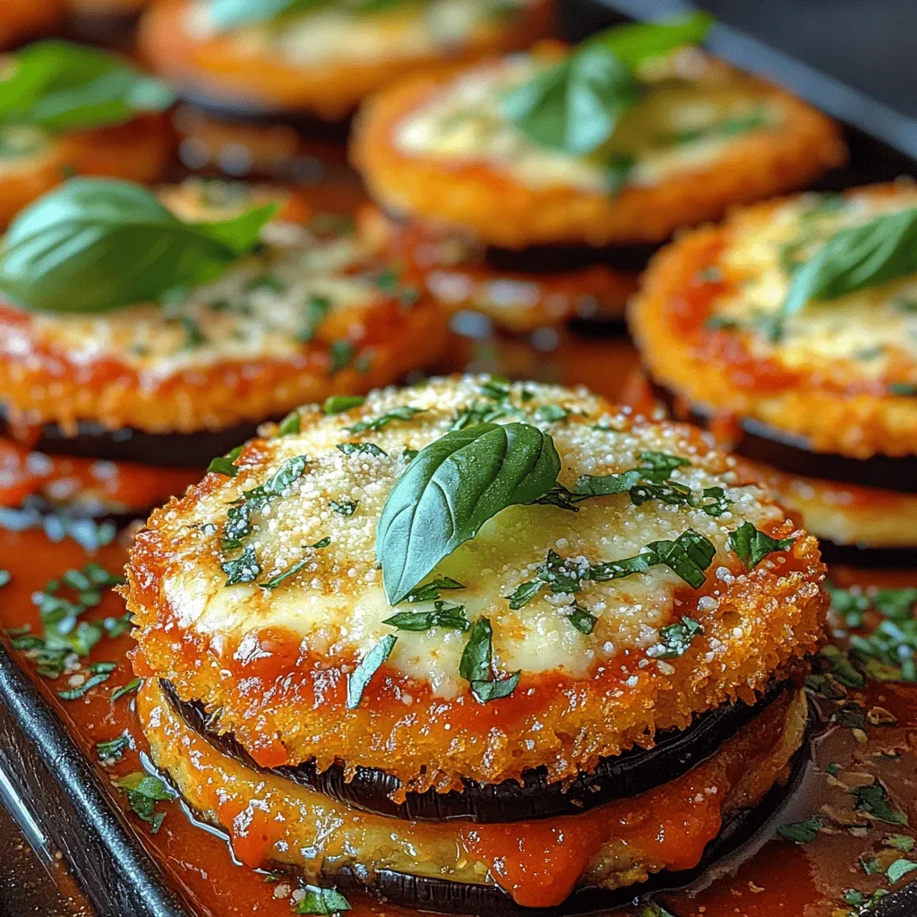 Delightful Mini Eggplant Parmesan Stacks: A Comforting Italian Classic
