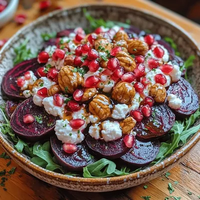 Vibrant Roasted Beet and Arugula Salad: A Colorful and Nutritious Delight