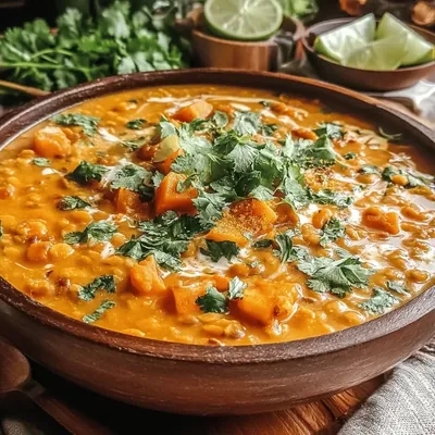 Hearty Vegan Lentil and Pumpkin Dal