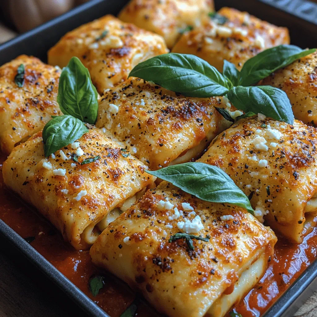 Crispy Baked Feta Pasta Rolls: A Culinary Delight