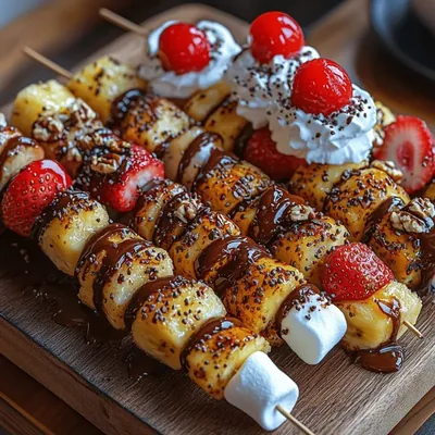 Banana Split Dessert Kabobs: A Sweet Twist on a Classic Treat