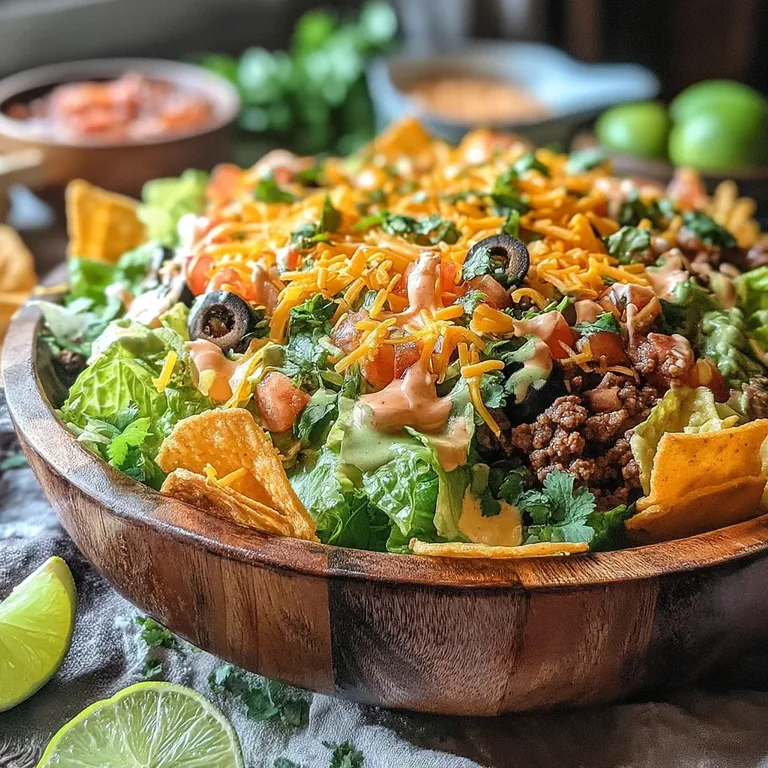 Crunchy Fiesta Taco Salad: A Flavorful and Quick Meal Option