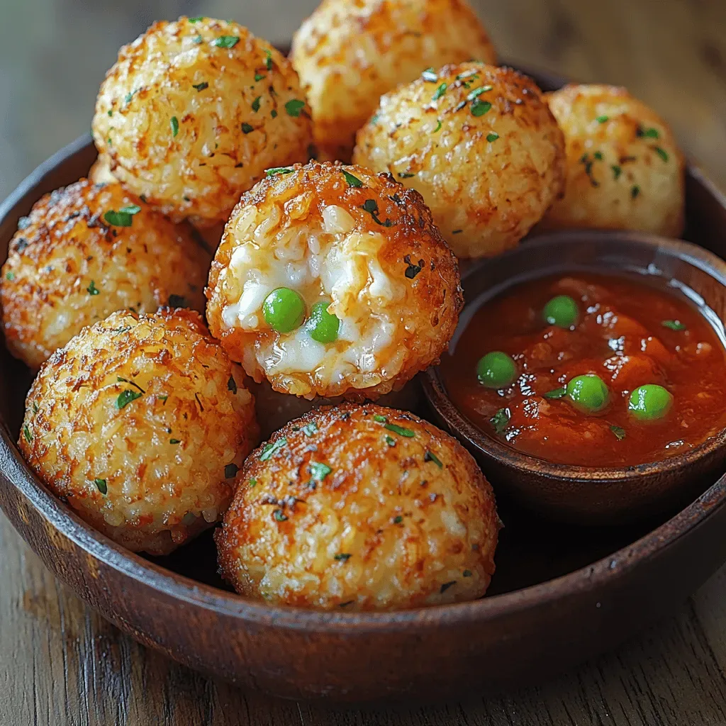 Golden Italian Delights: Arancini Rice Balls