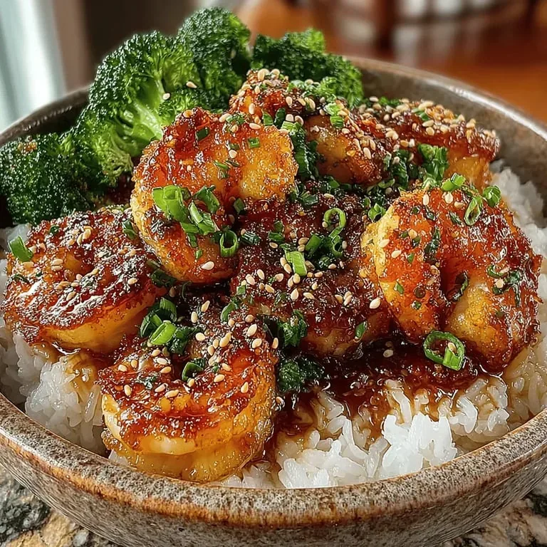 Sweet & Savory Honey Garlic Shrimp & Broccoli