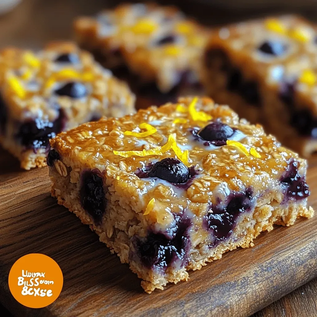 Lemon Blueberry Bliss Bars Recipe