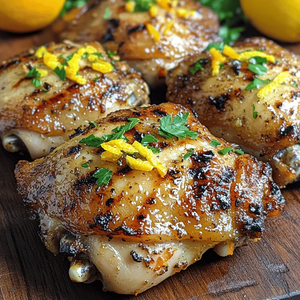 Sassy Citrus Grilled Chicken Thighs Recipe