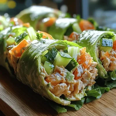 Creamy Avocado Tuna Salad Wraps: A Nutritious and Flavorful Dish