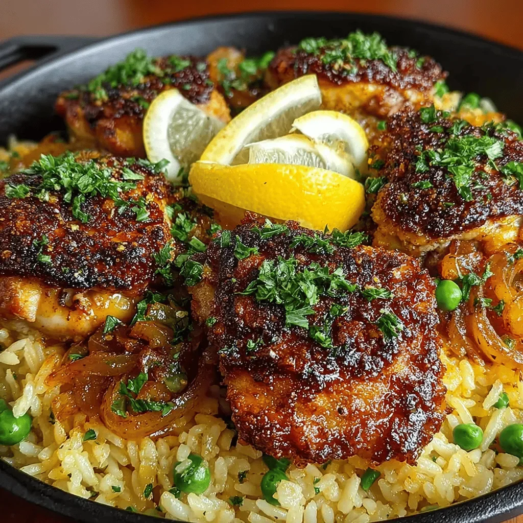 One-Pan Lemon Herb Chicken and Rice Recipe