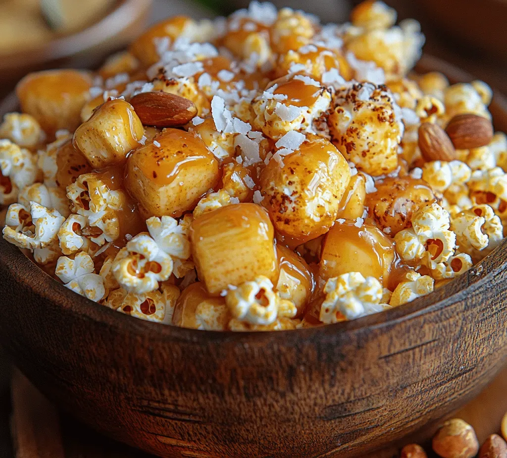 Coconut Caramel Popcorn Delight: A Sweet and Savory Treat