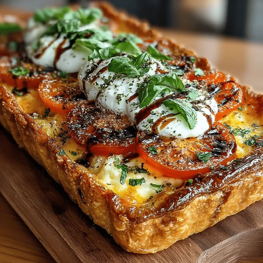 Savory Tomato Basil Tart Delight