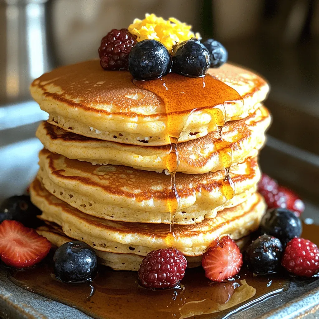 Zesty Fluffy Lemon Ricotta Pancakes: The Ultimate Breakfast Delight