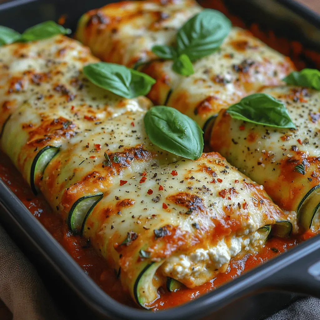 Zucchini Lasagna Roll Ups: A Delicious and Healthy Twist on a Classic Dish