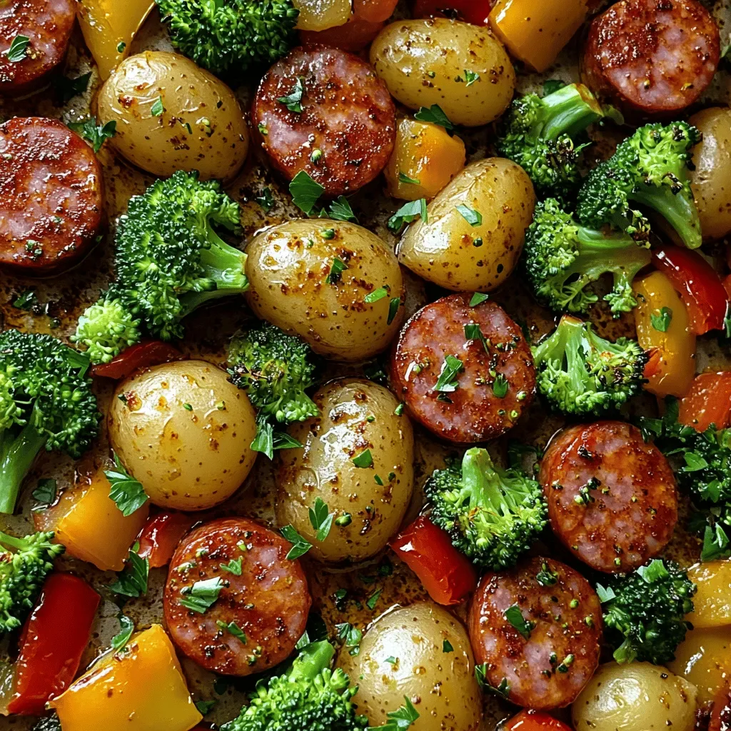 Sizzlin’ Kielbasa & Veggie Sheet Pan Delight: A Simple and Flavorful Recipe for Any Night