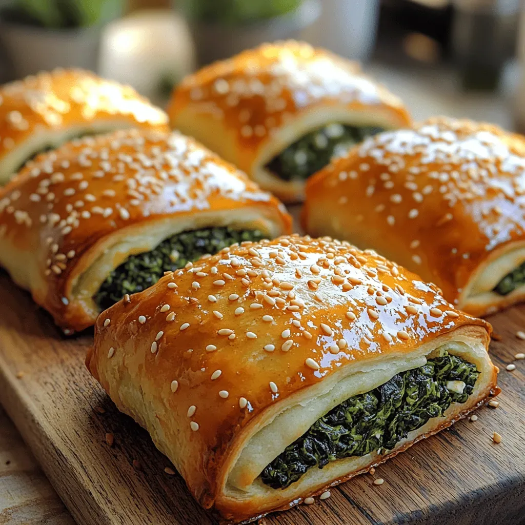 Savory Spinach and Feta Breakfast Rolls Recipe