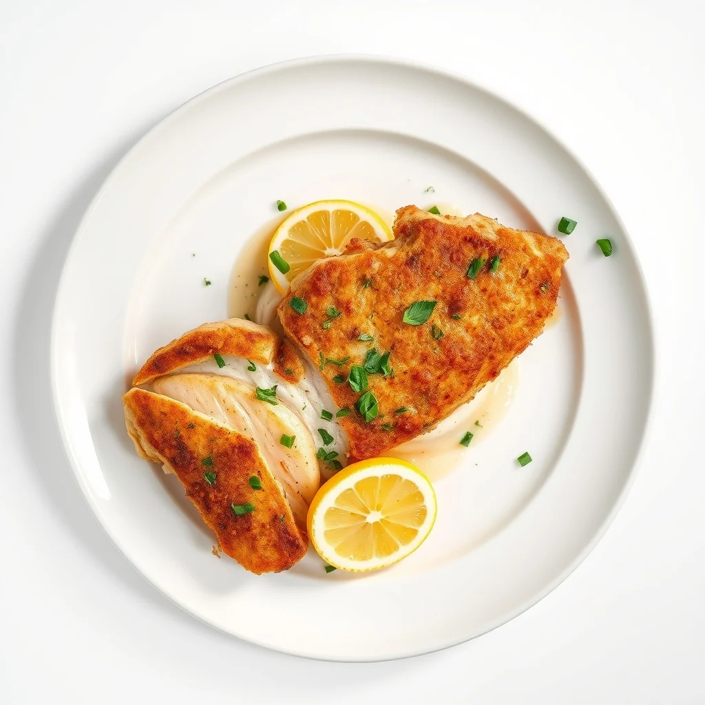 Lemony Crispy Chicken Piccata: A Delightfully Tangy and Crunchy Dish