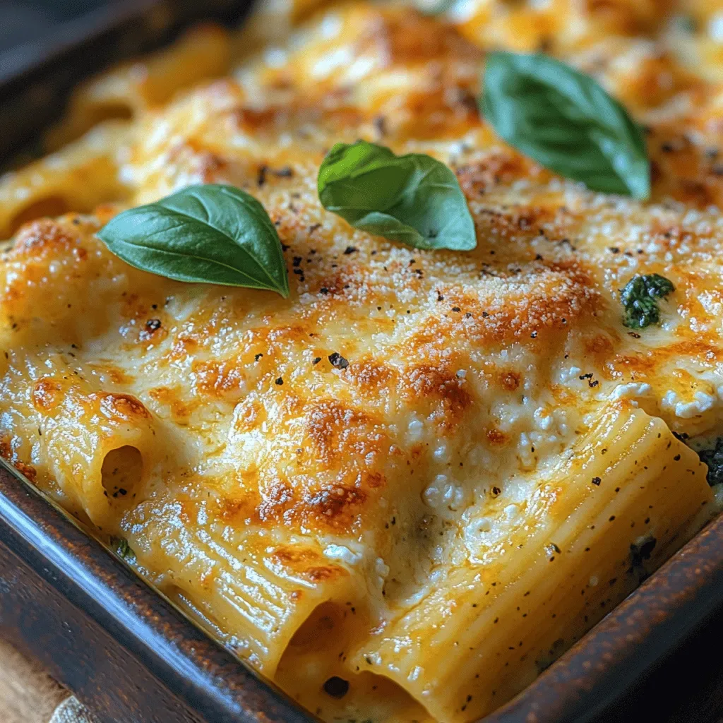 Spinach & Ricotta Bliss Pasta Bake: The Ultimate Comfort Dish