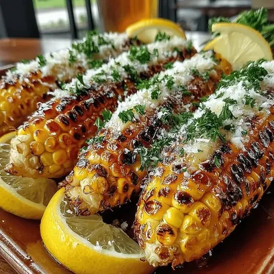 Grilled Corn with Garlic Parmesan Butter: A Flavorful Delight