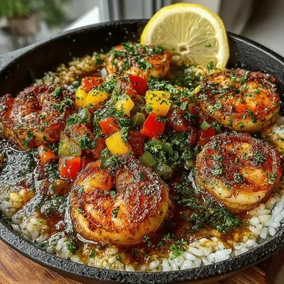 Spicy One-Pan Cajun Shrimp and Rice Delight: A Culinary Adventure