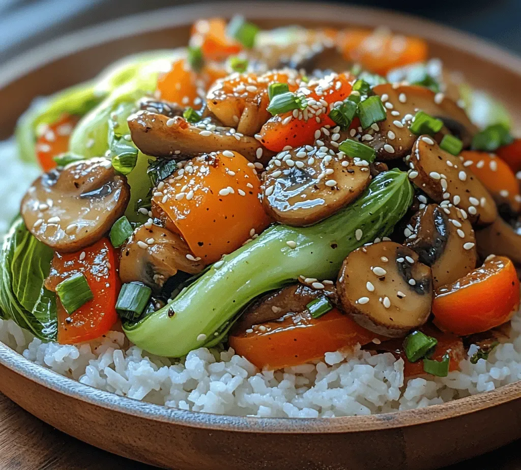 Bok Choy & Mushroom Medley Stir Fry: A Flavorful and Nutritious Delight