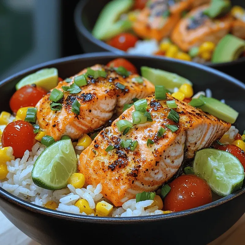 Zesty Cajun Salmon Rice Bowls: A Flavorful Journey