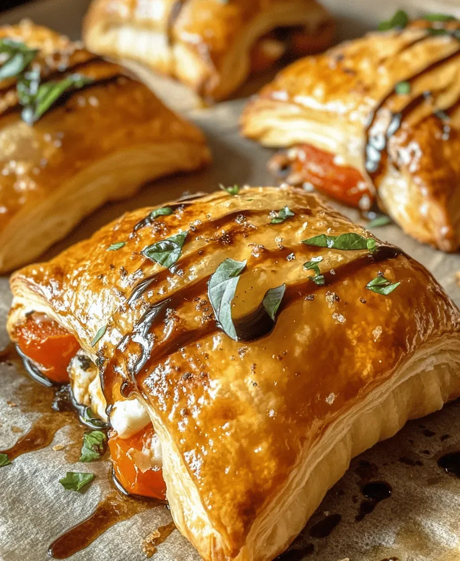 Basil Tomato Puff Pastry Bites: A Delightful Appetizer