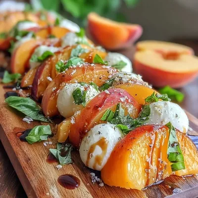 Peach Caprese Salad Recipe